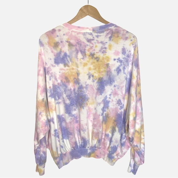 YOUNG FABULOUS & BROKE size XS oversize tie dye sweatshirt - Picture 2 of 3